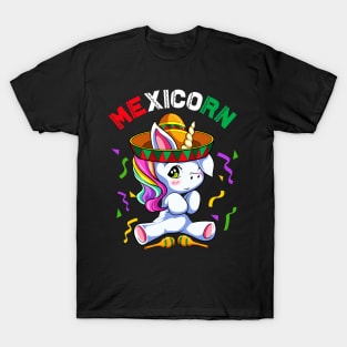 Mexicorn Unicorn Cinco de Mayo Mexican Mexico T-Shirt